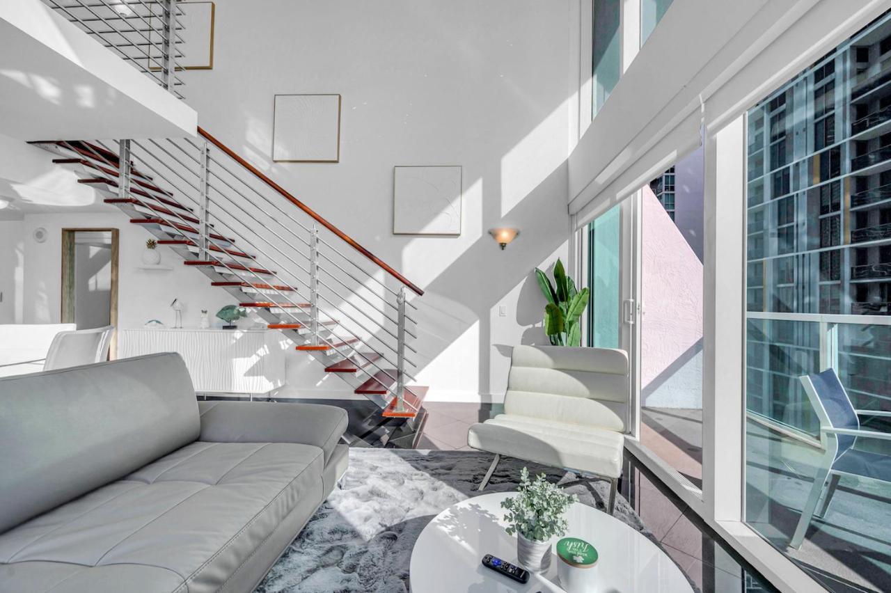 Iconic 2 Bedroom Loft Brickell-Stunning Views Miami Kültér fotó