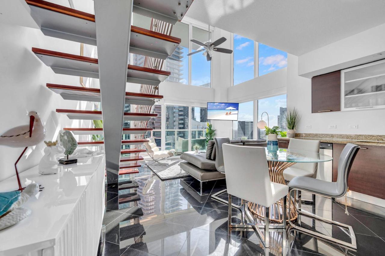 Iconic 2 Bedroom Loft Brickell-Stunning Views Miami Kültér fotó